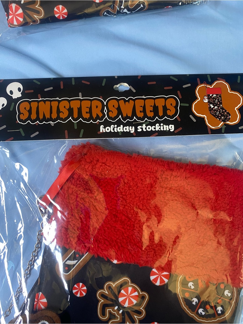 Goth holiday stocking - Picture 4 of 4